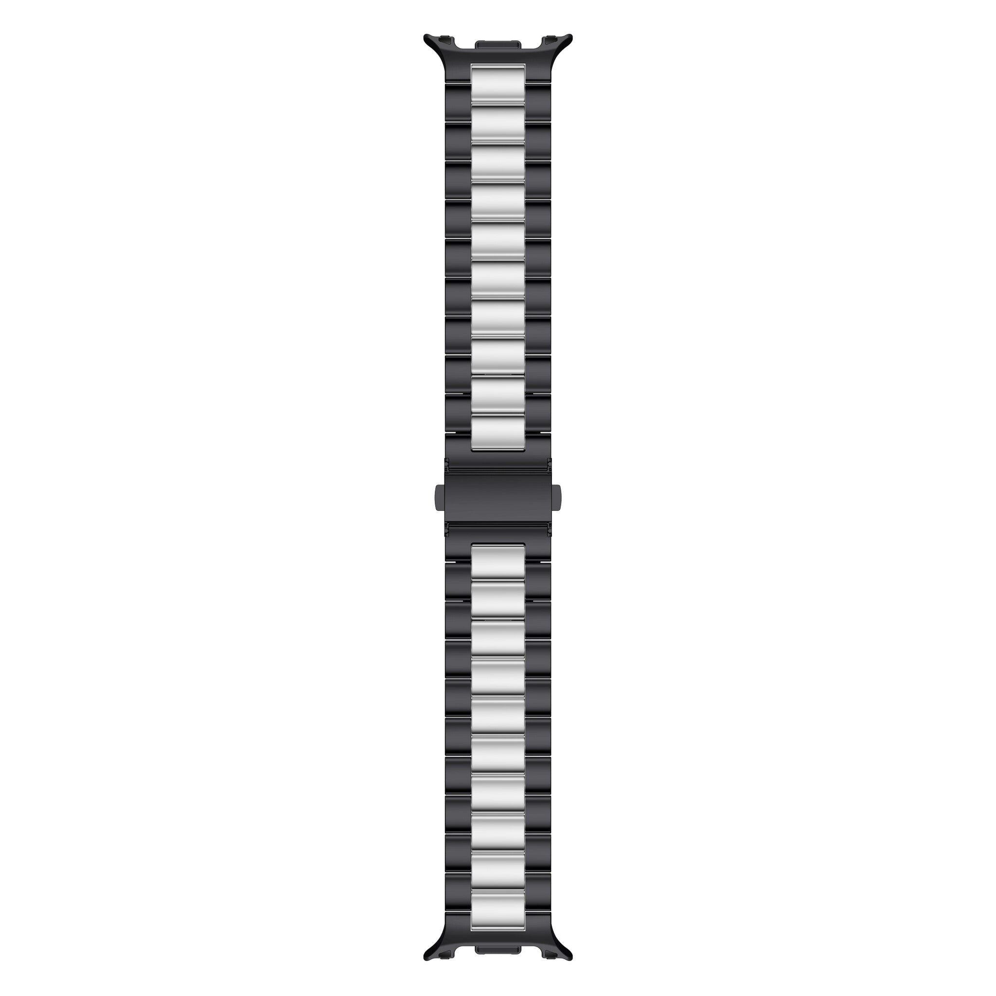 Samsung Galaxy Watch 8 - 44mm Steel Strap (Black/Silver)