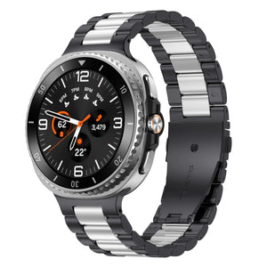 Samsung Galaxy Watch 8 - 40mm Steel Strap (Black/Silver)
