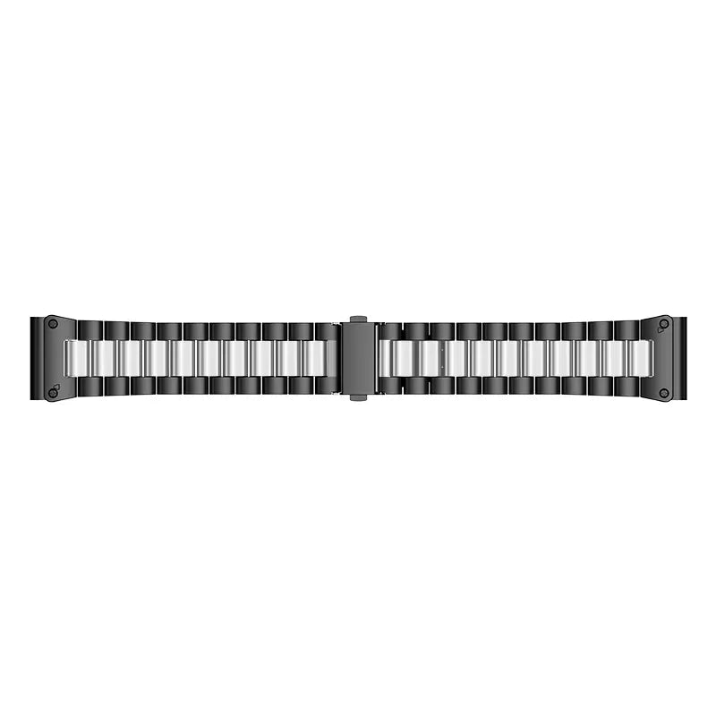 Garmin Instinct Premium Steel Strap (Black/Silver)