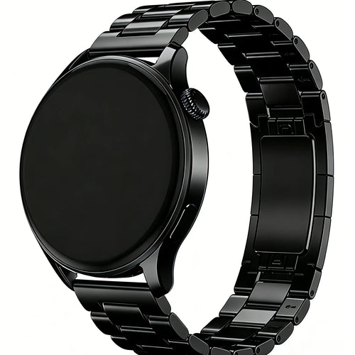 Amazfit Active Max One Push' Steel Strap (Black)