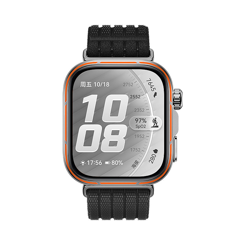 Huawei Watch Fit 4 Ultra Thin Nylon Strap (Black)
