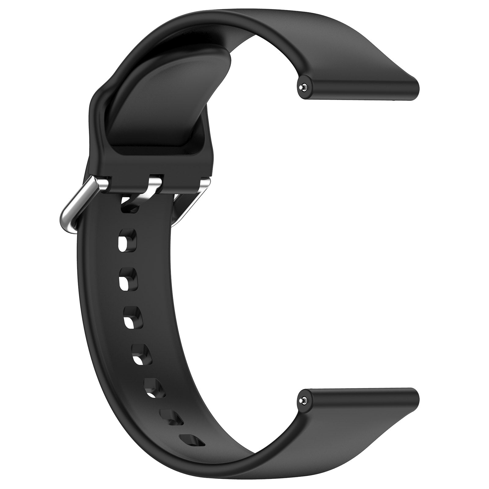TicWatch Pro 5 Enduro Silicone Buckle Strap (Black)