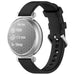 Pebble Round 2 - 14mm Silicone Classic Strap (Black)