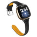 Fitbit Sense Slim Leather Strap (Black)
