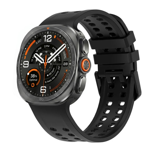 Samsung Galaxy Watch Ultra 2 Silicone Strap (Black)
