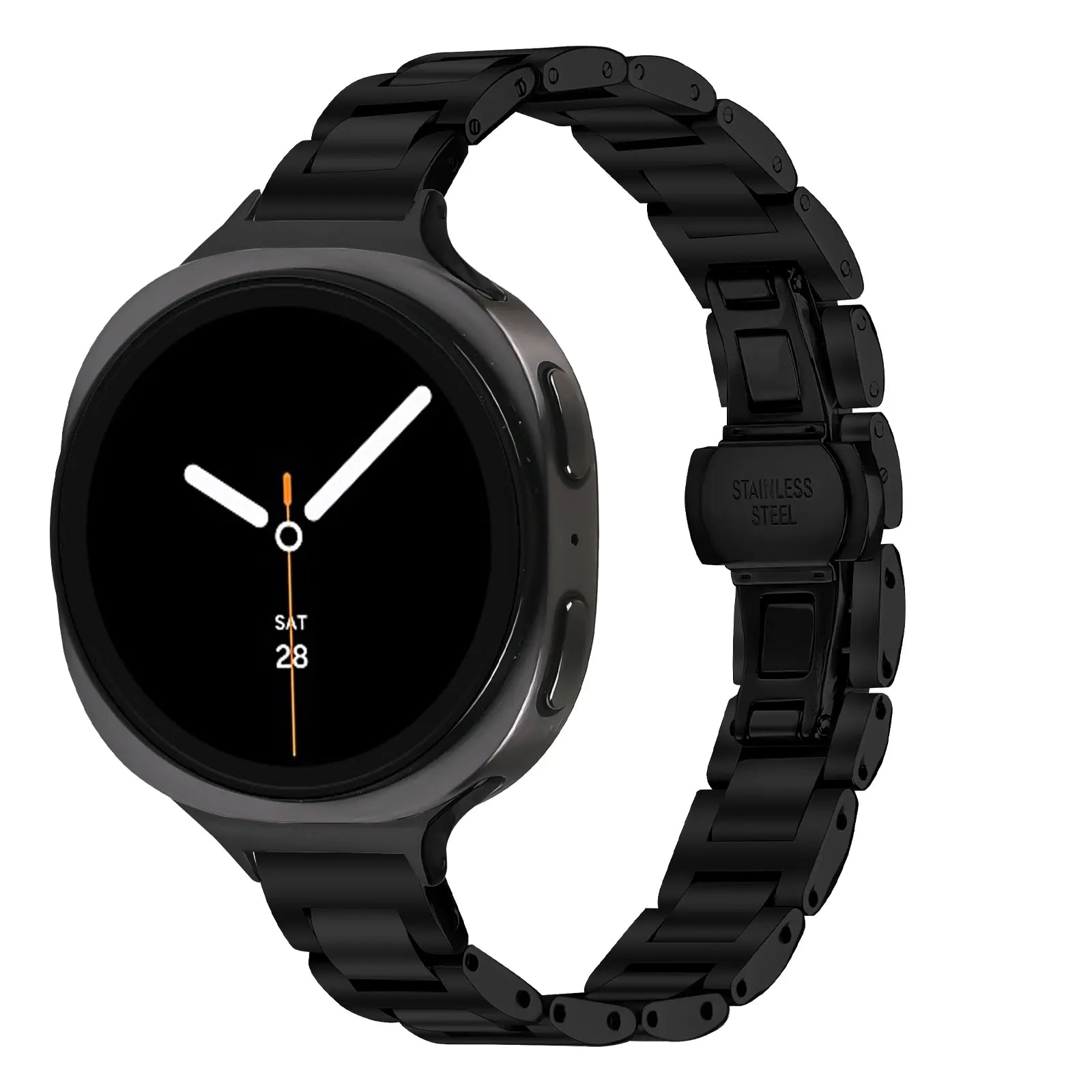 Samsung Galaxy Watch 9 - 40mm Slimfit Steel Strap (Black)