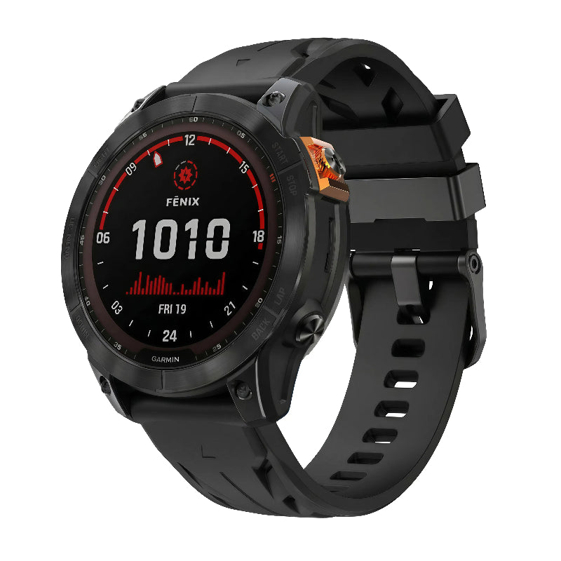 Garmin Epix Pro (Gen 2) 51mm Race Silicone Strap (Black)