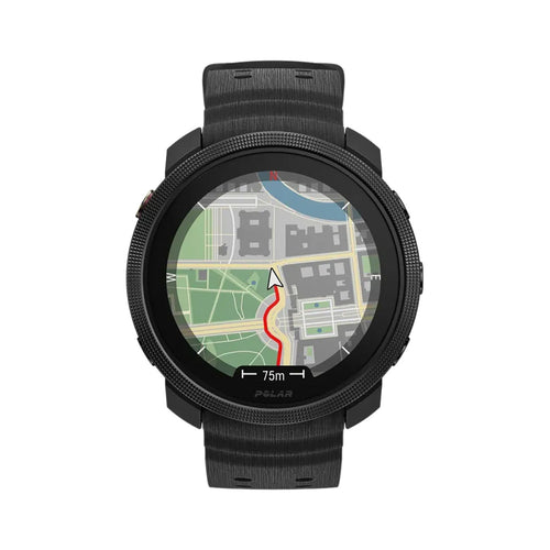 Polar Vantage V3 Silicone Grain Strap (Black)