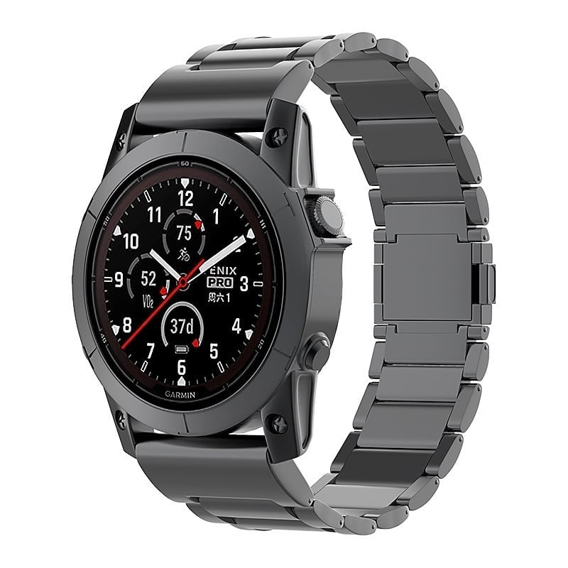 Garmin Tactix 7 Pro Magnetic Titanium Strap (Black)