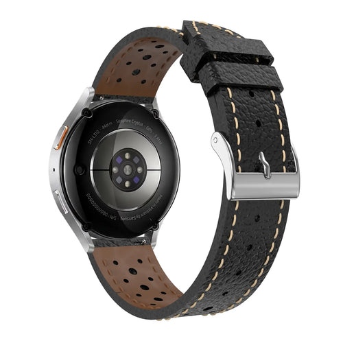 Amazfit Active Zephyr Leather Strap (Black)