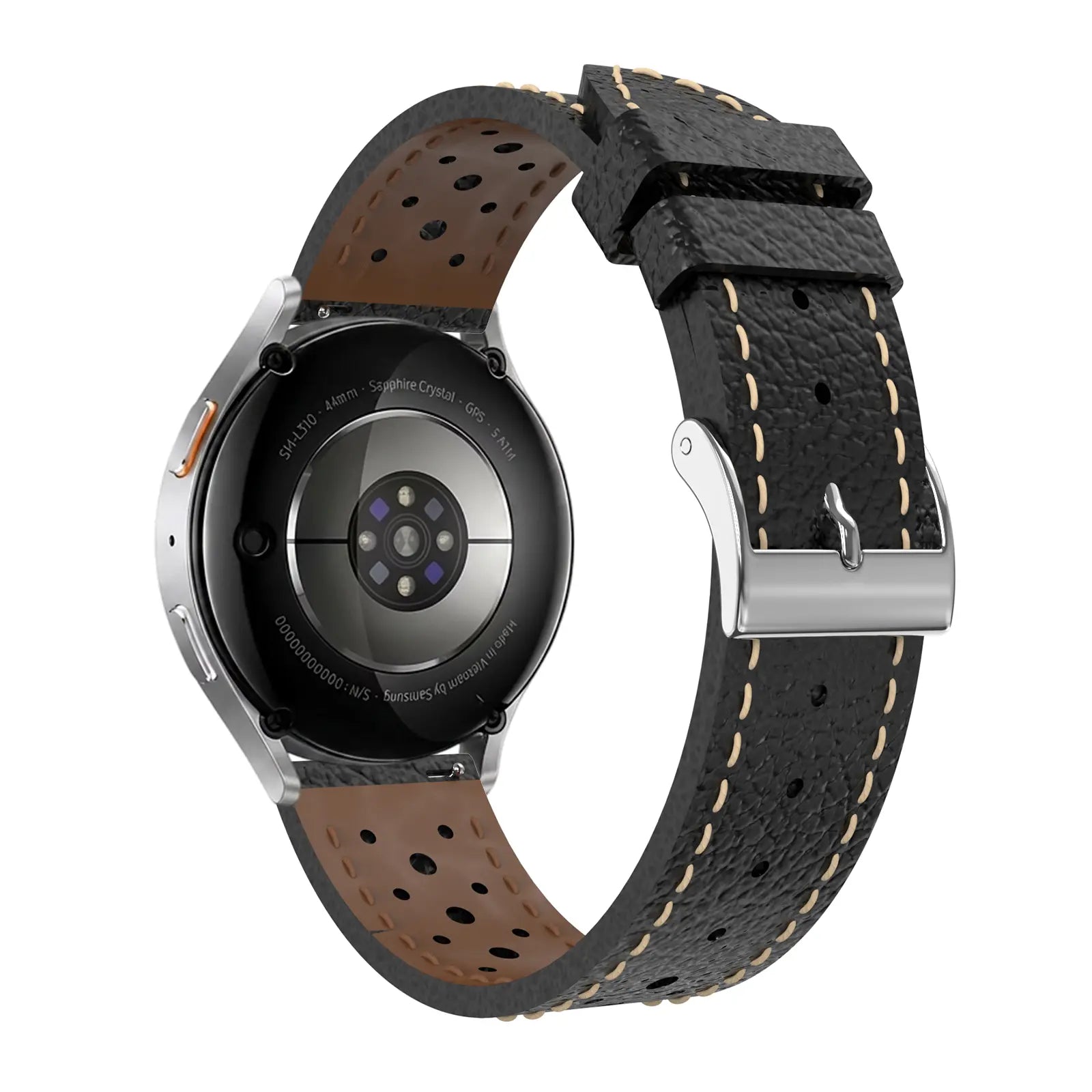 Withings Steel HR Sport Zephyr Leather Strap (Black)
