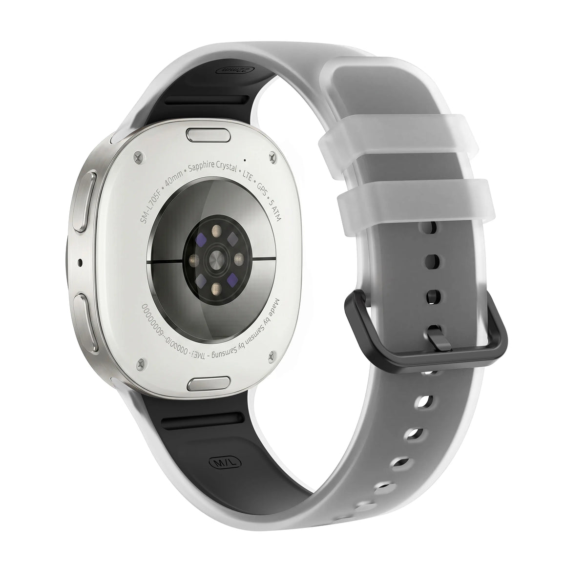 Samsung Galaxy Watch 9 - 44mm Jelly Silicone Strap (Black)