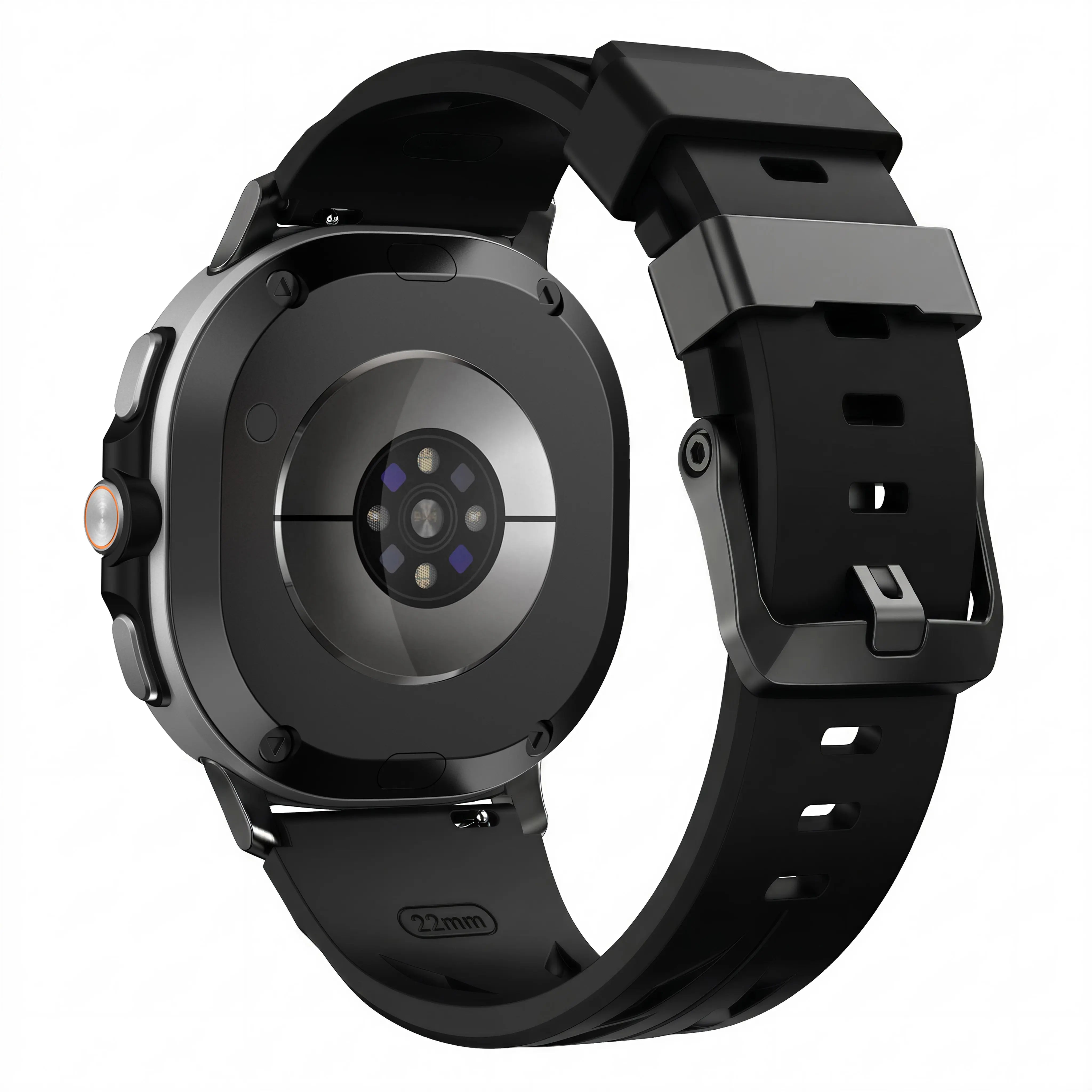 Samsung Galaxy Watch 8 - 44mm Race Silicone Strap (Black)