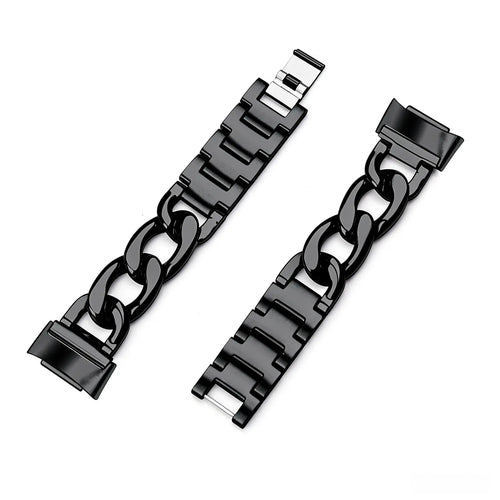 Fitbit Charge 5 Steel Chain Strap (Black)