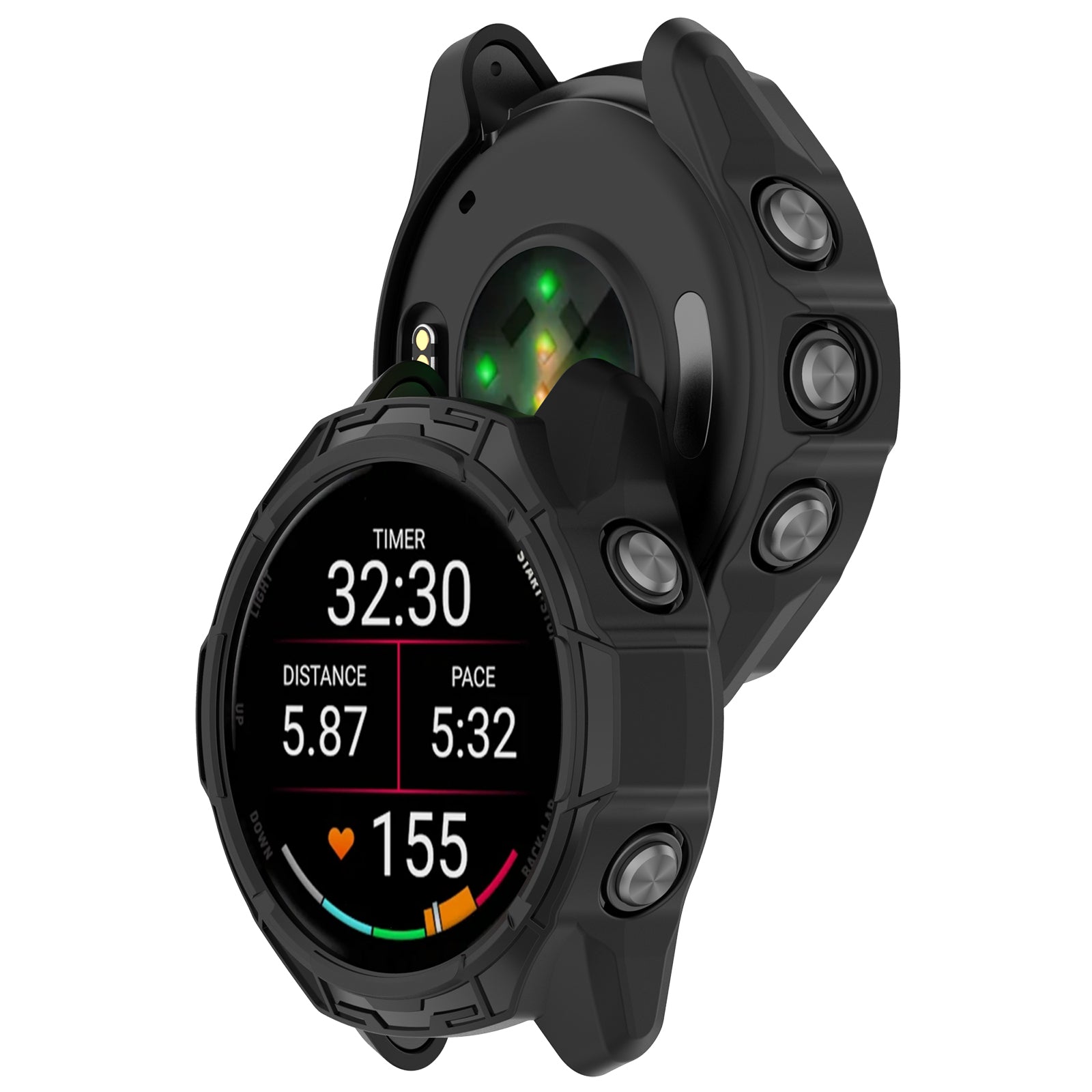 Garmin Forerunner 70 Rugged TPU Case (Black)