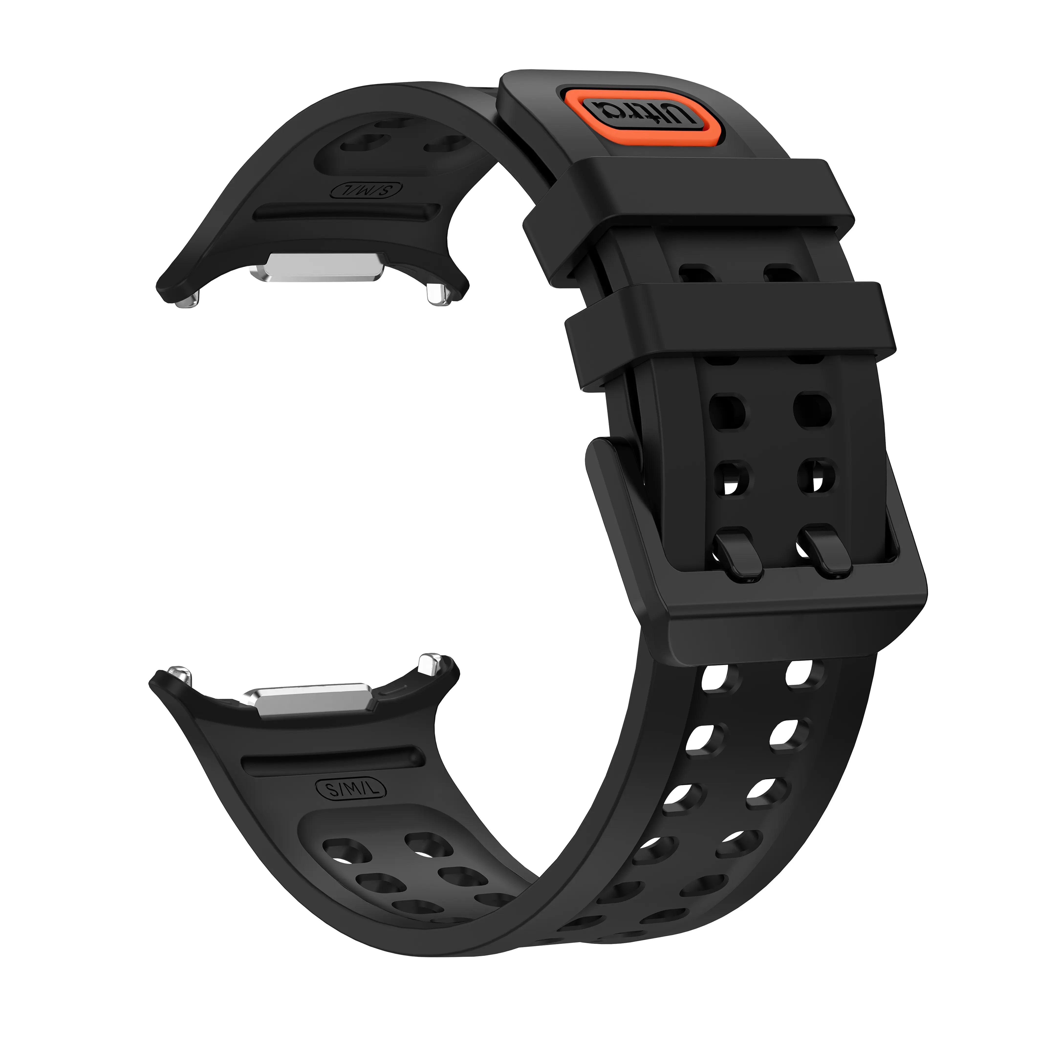 Samsung Galaxy Watch Ultra 2 Silicone Strap (Black)
