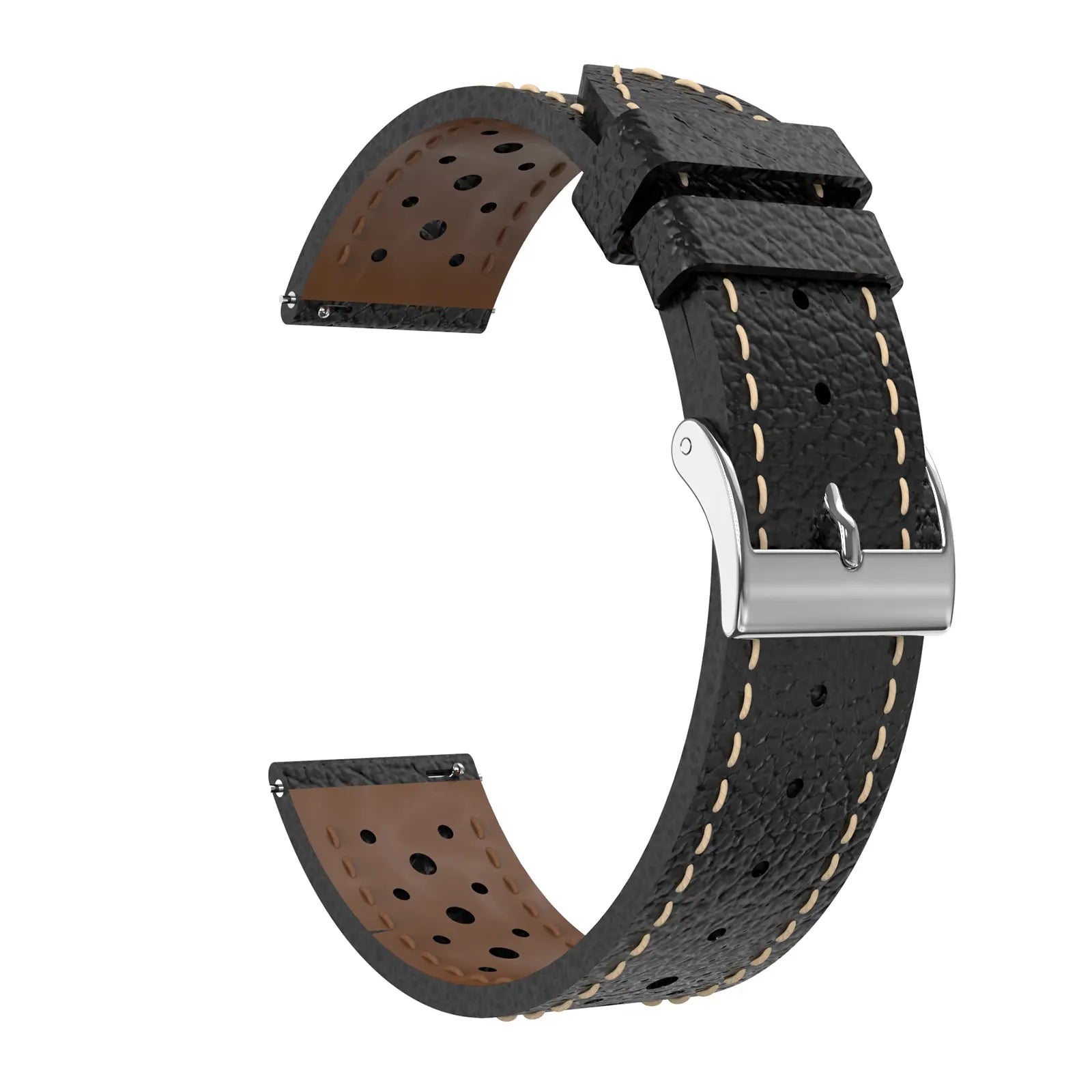 Amazfit Active Zephyr Leather Strap (Black)