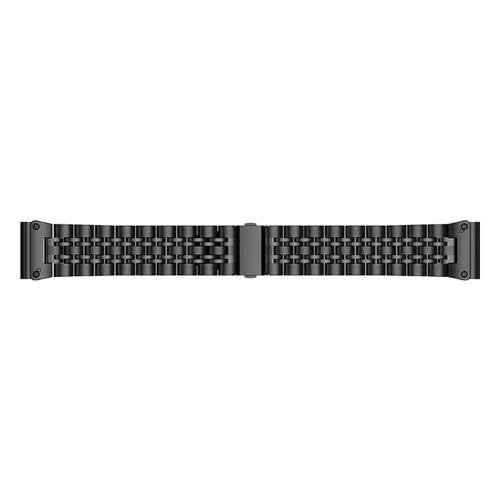 Garmin Instinct Premium '7 bead' Steel Strap (Black)