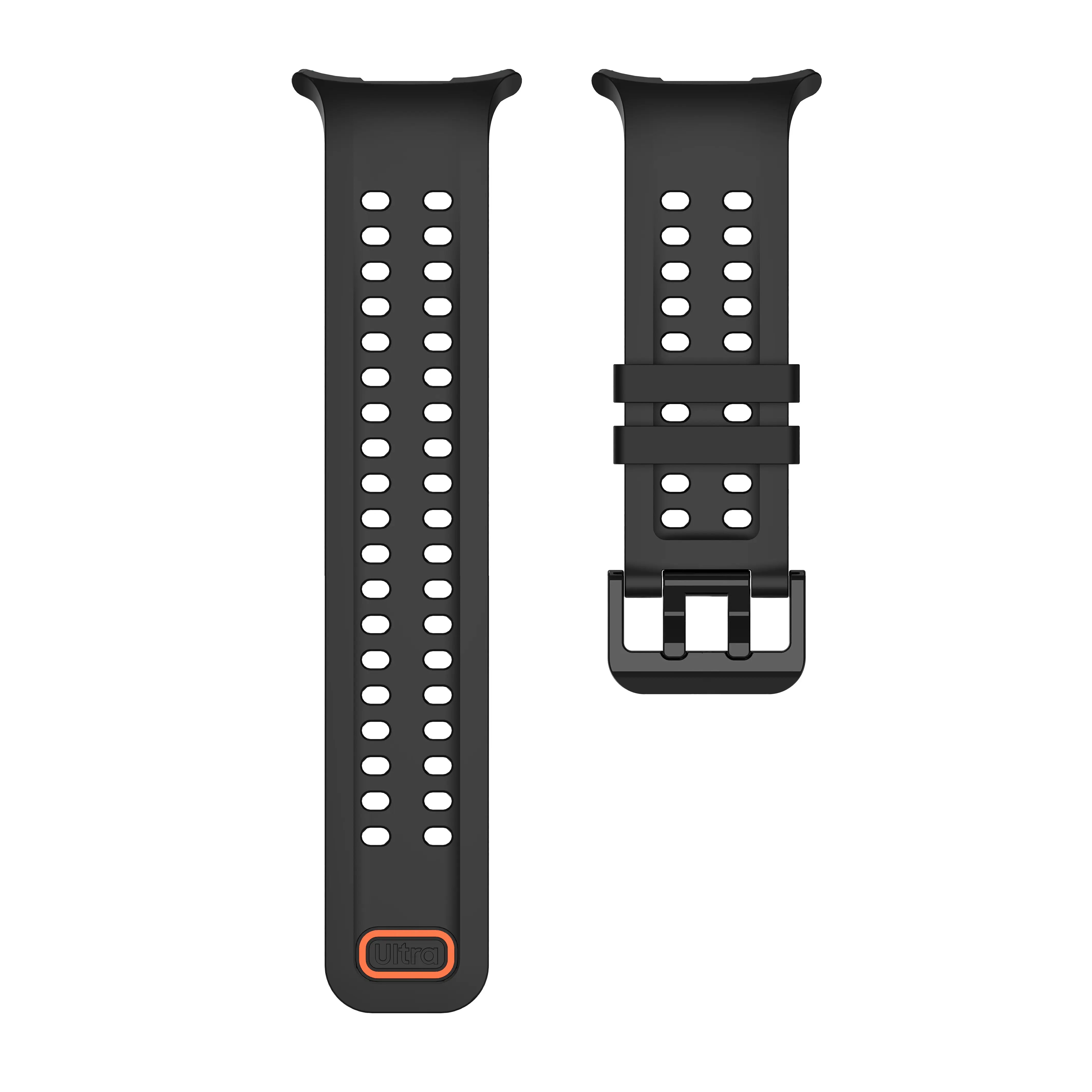 Samsung Galaxy Watch Ultra 2 Silicone Strap (Black)