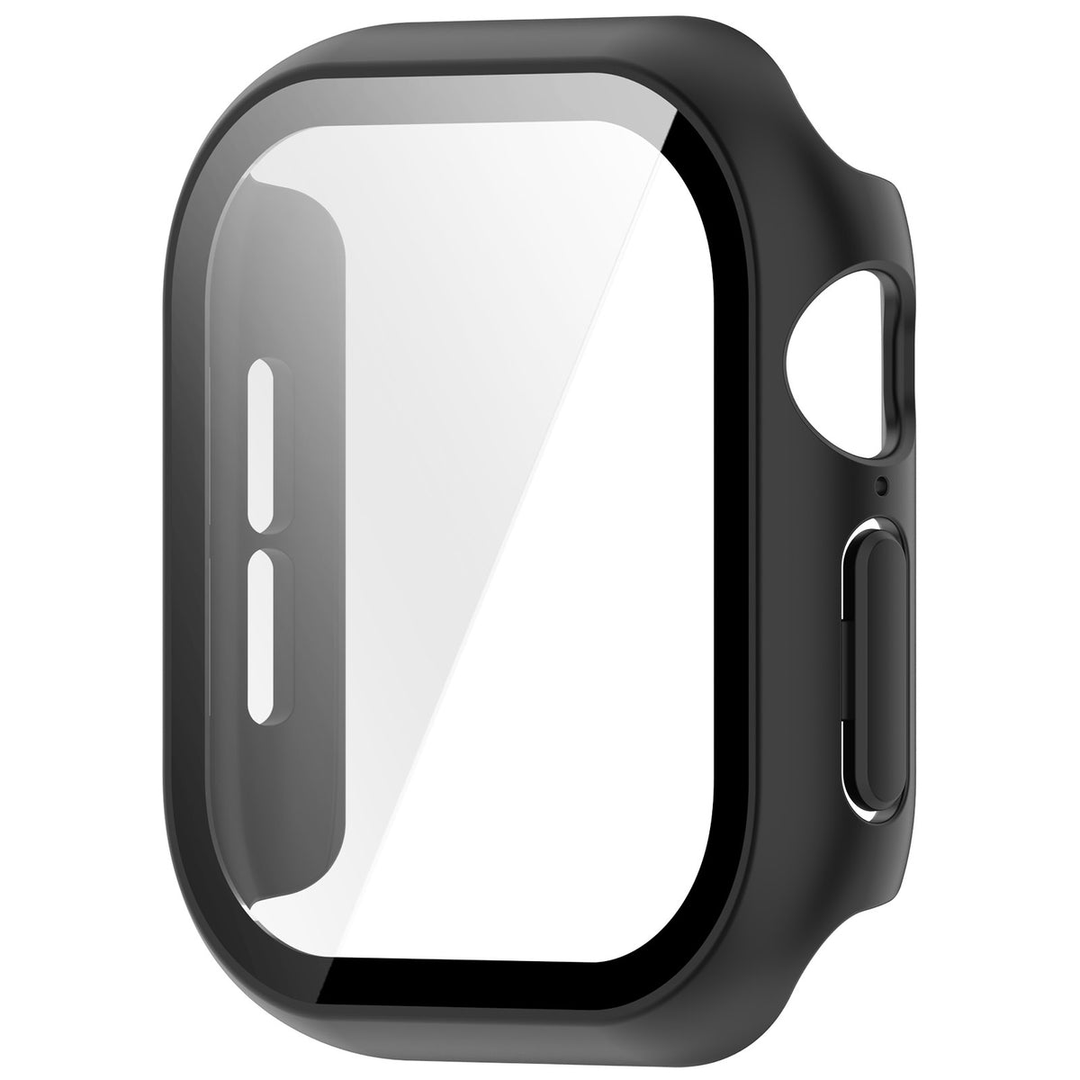 Apple Watch 12 - 46mm PC Case with Glass (Black)
