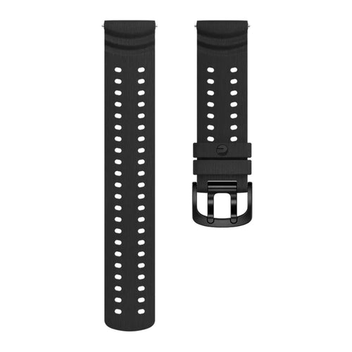 Polar Grit X Pro Silicone Grain Strap (Black)