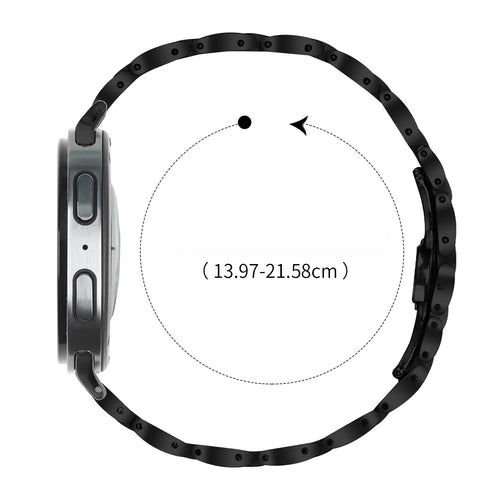 Samsung Galaxy Watch 8 - 44mm Slimfit Steel Strap (Black)