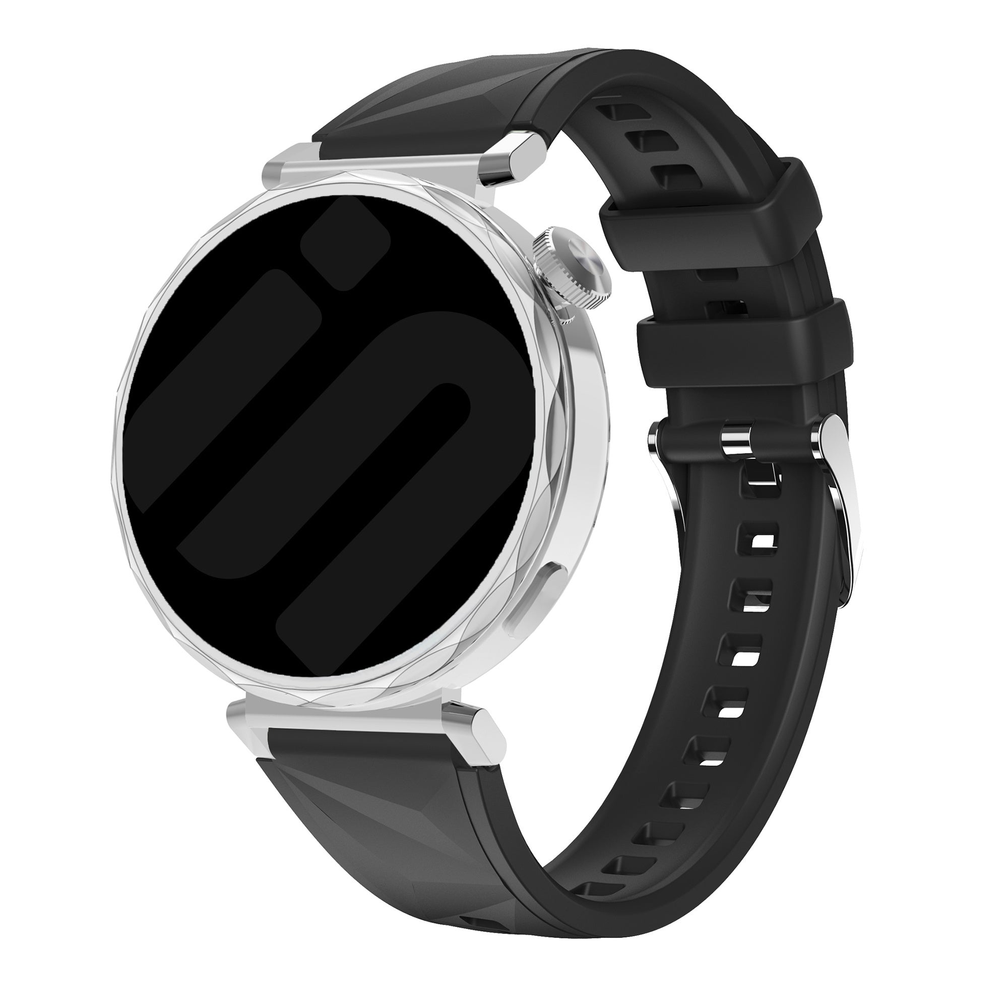 Huawei Watch 5 - 42mm Premium Silicone Strap (Black)