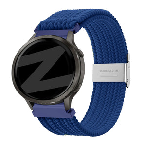 Bandz Garmin Vivoactive 3 Woven Nylon Strap (Blue)