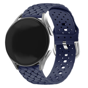 Samsung Galaxy Watch 42mm Woven Silicone Strap (Dark Blue)
