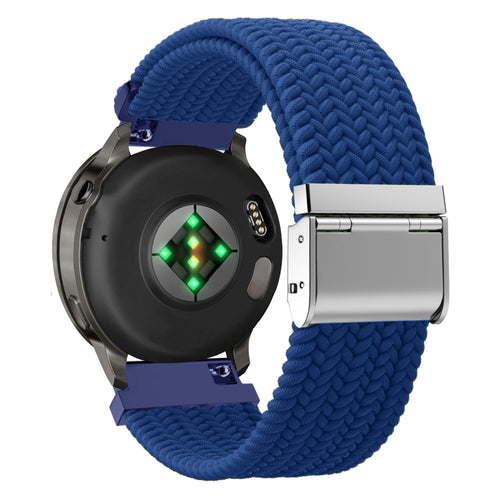 Bandz Garmin Vivoactive 3 Woven Nylon Strap (Blue)