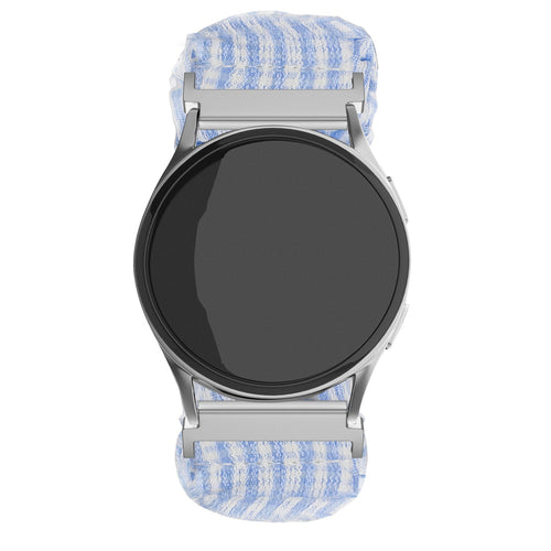 Huawei Watch GT 3 42mm Scrunchie Strap (Striped Blue)