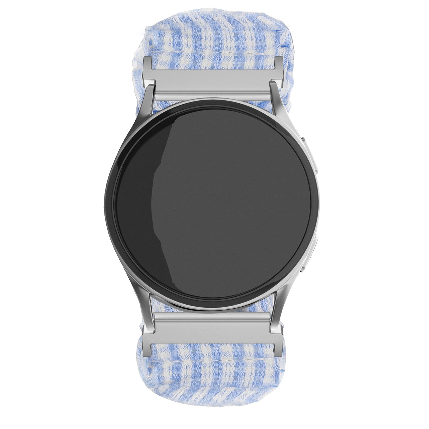 Samsung Galaxy Watch Active Scrunchie Strap (Striped Blue)