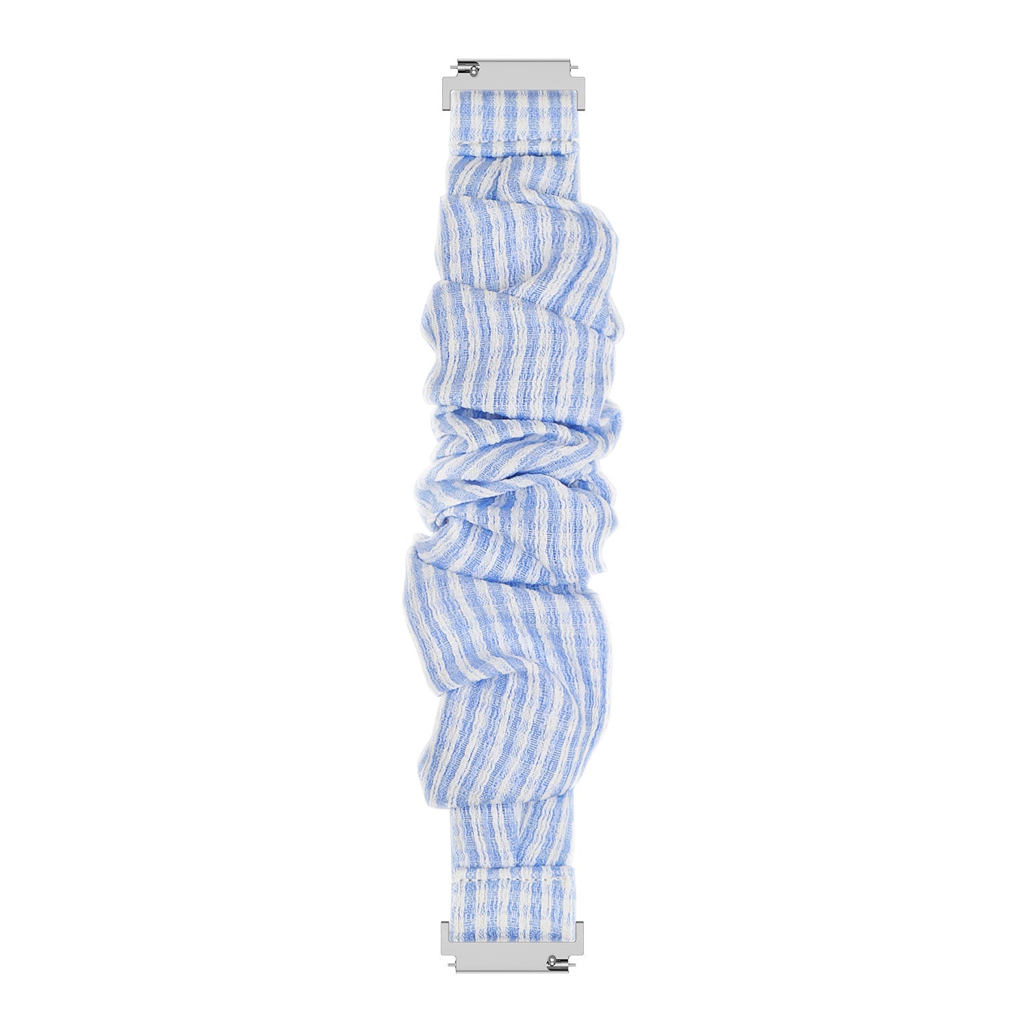 Samsung Galaxy Watch Active Scrunchie Strap (Striped Blue)