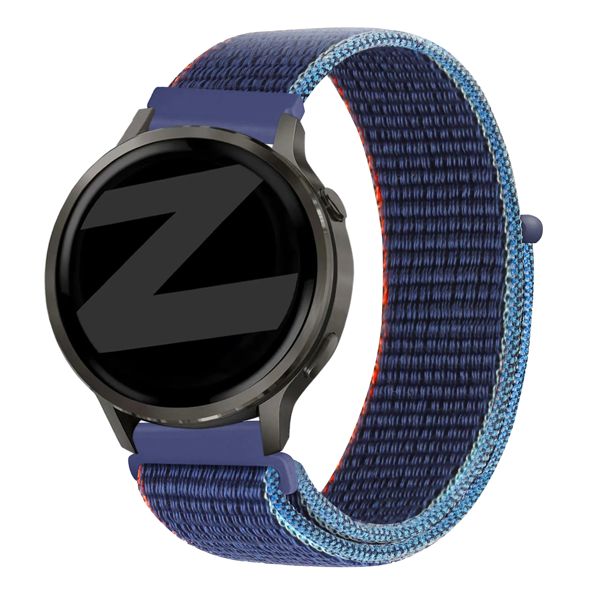 Bandz Garmin Bounce 2 Nylon Loop Strap (Blue Mix)