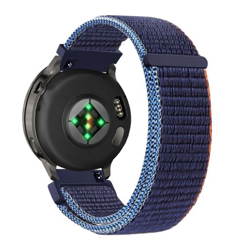 Bandz Garmin Venu SQ Nylon Loop Strap (Dark Blue Mix)