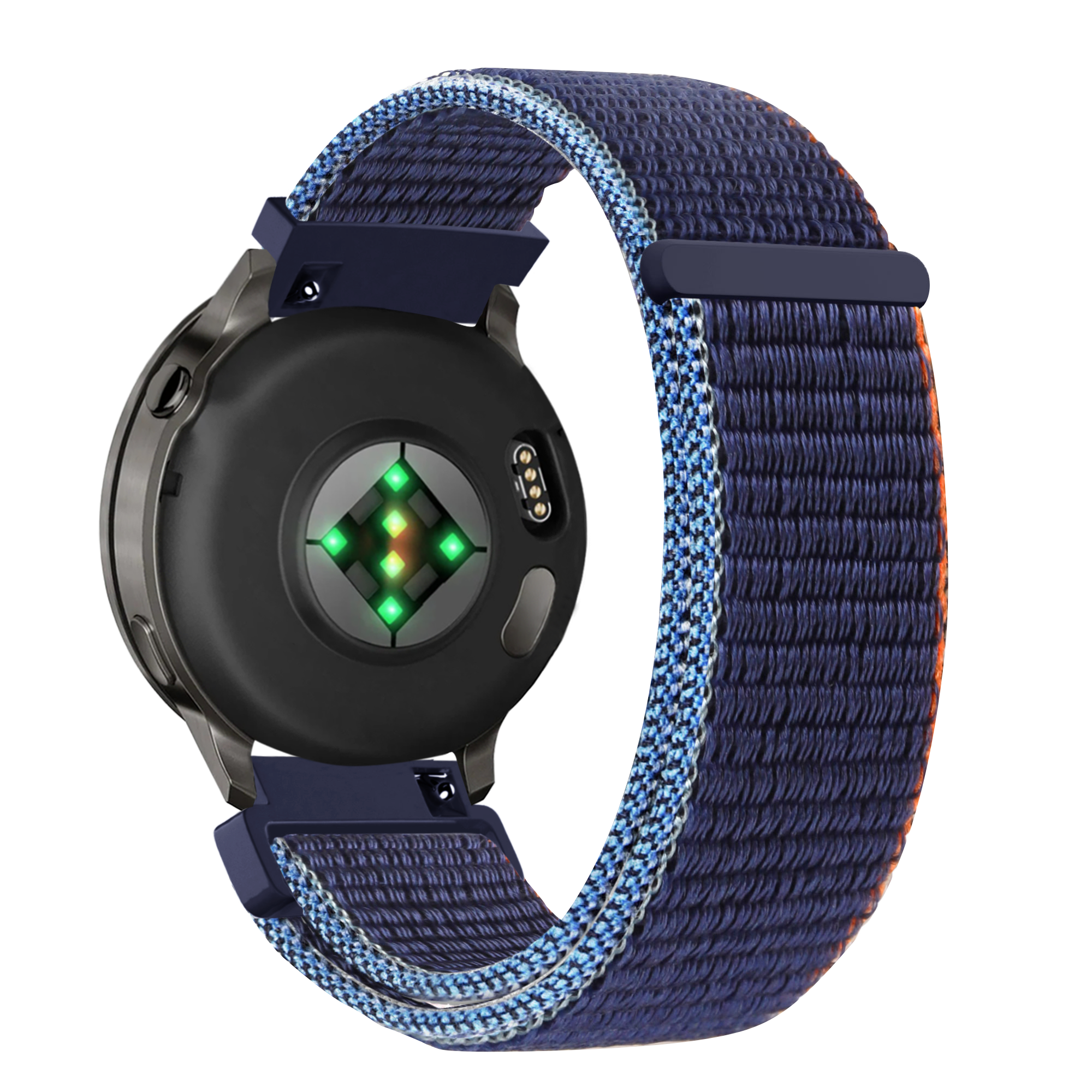 Bandz Garmin Vivomove Style Nylon Loop Strap (Dark Blue Mix)