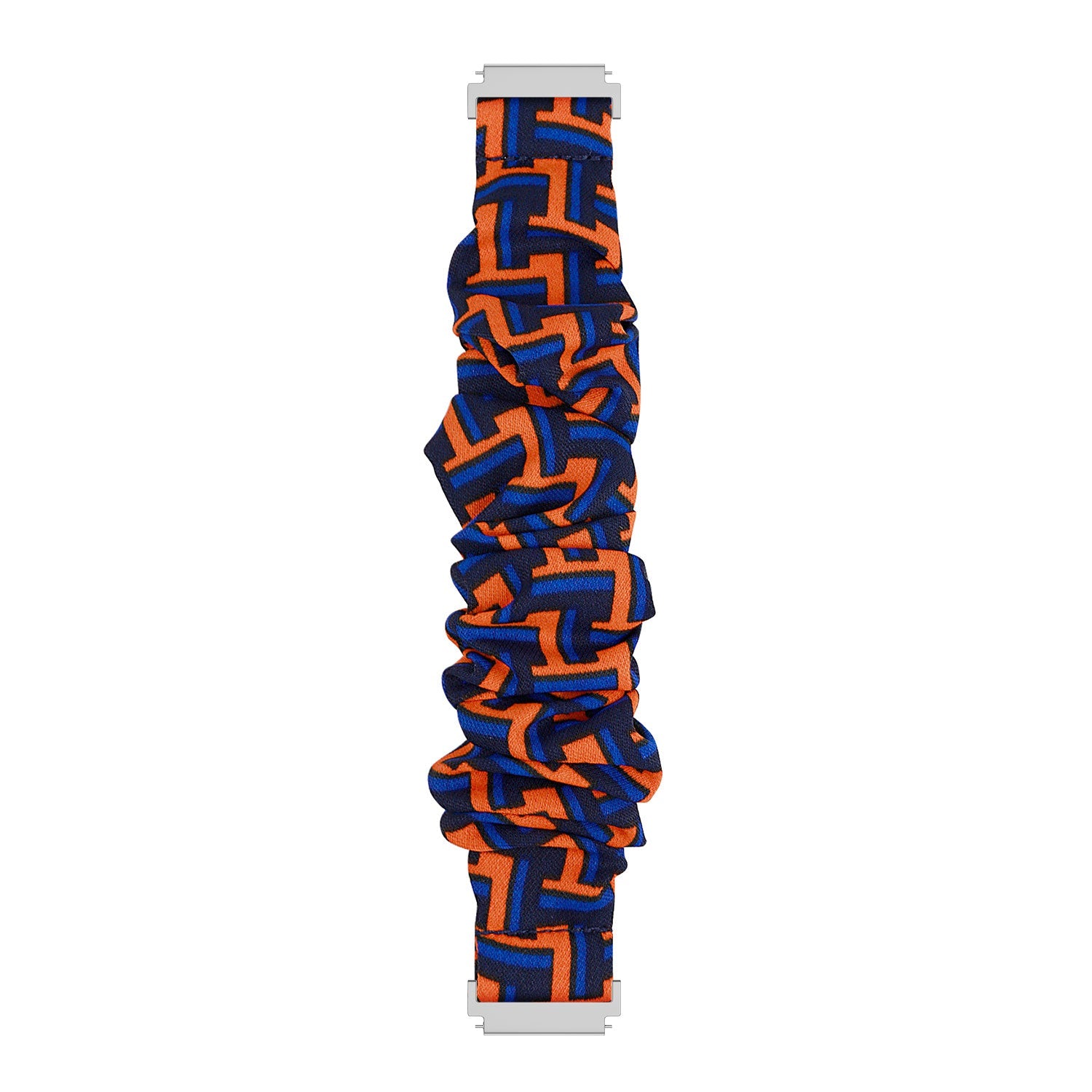 Samsung Galaxy Watch 7 - 40mm Scrunchie Strap (Black/Orange/Blue)