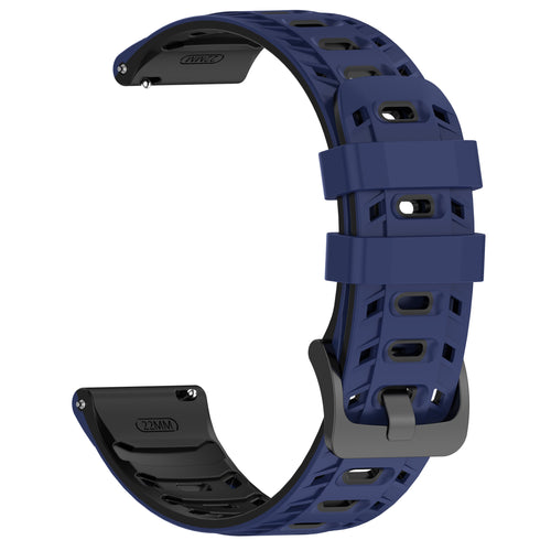 Amazfit Active Max Mecha Sport Strap (Dark Blue/Black)