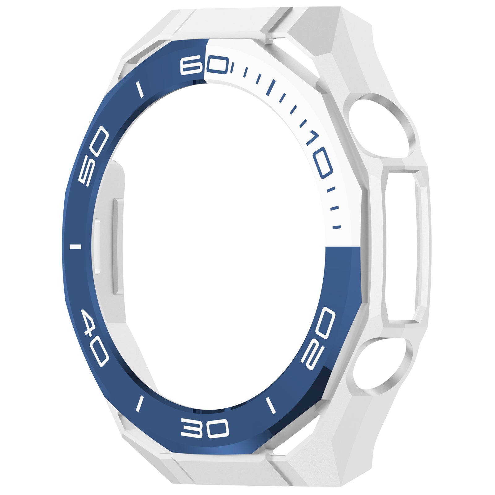 Huawei Watch Ultimate 2 PC Case with Glass (White/Blue)