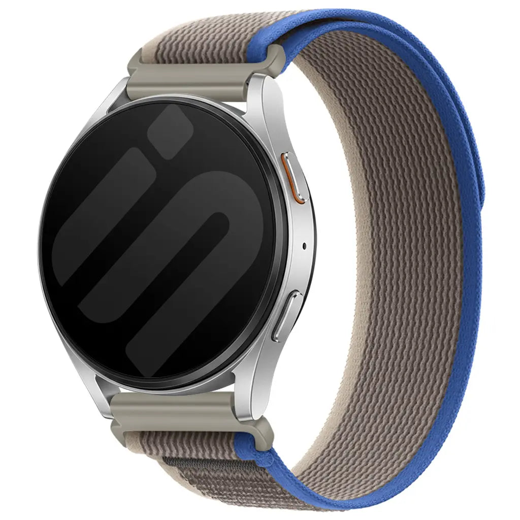 Amazfit Active 3 Premium Trail Nylon Strap (Grey/Blue)