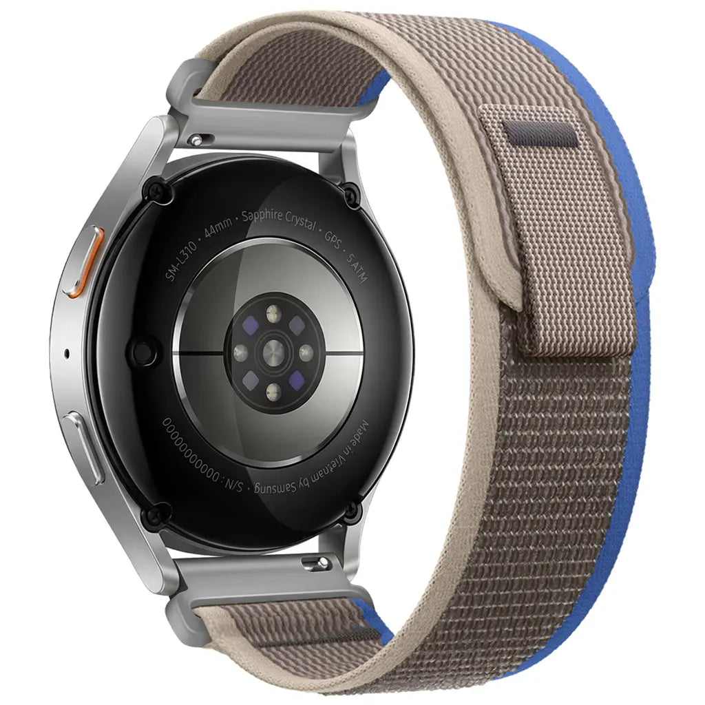 Amazfit Active 3 Premium Trail Nylon Strap (Grey/Blue)