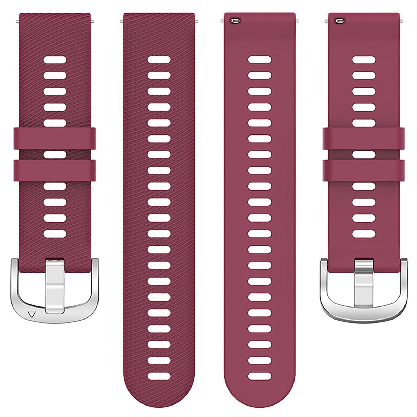 Coros Pace Pro Silicone Strap (Wine Red)