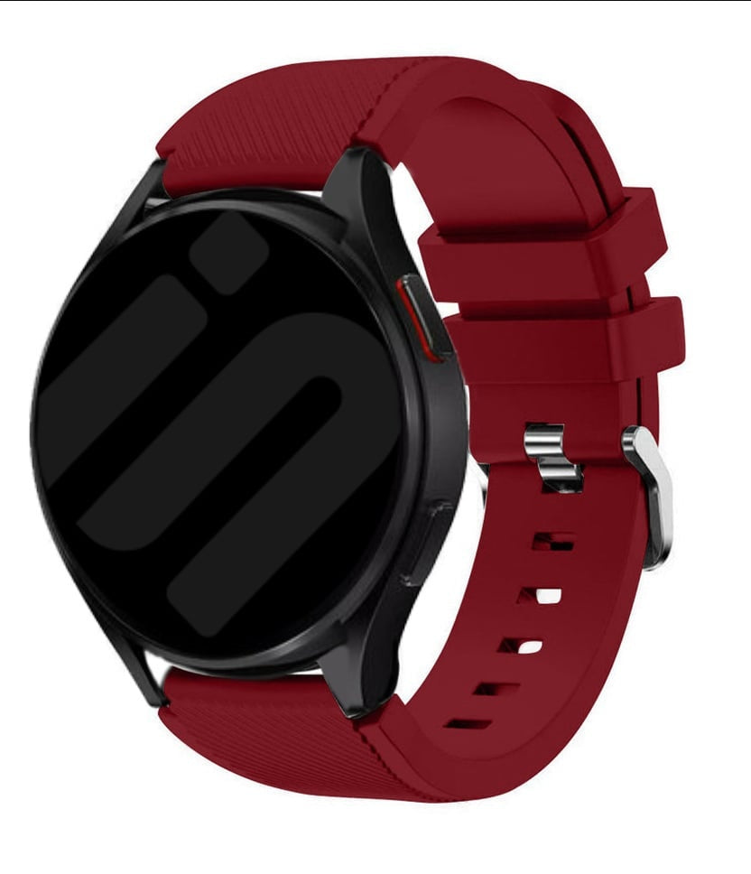 Samsung Galaxy Watch 44mm Silicone Strap (Wine Red)