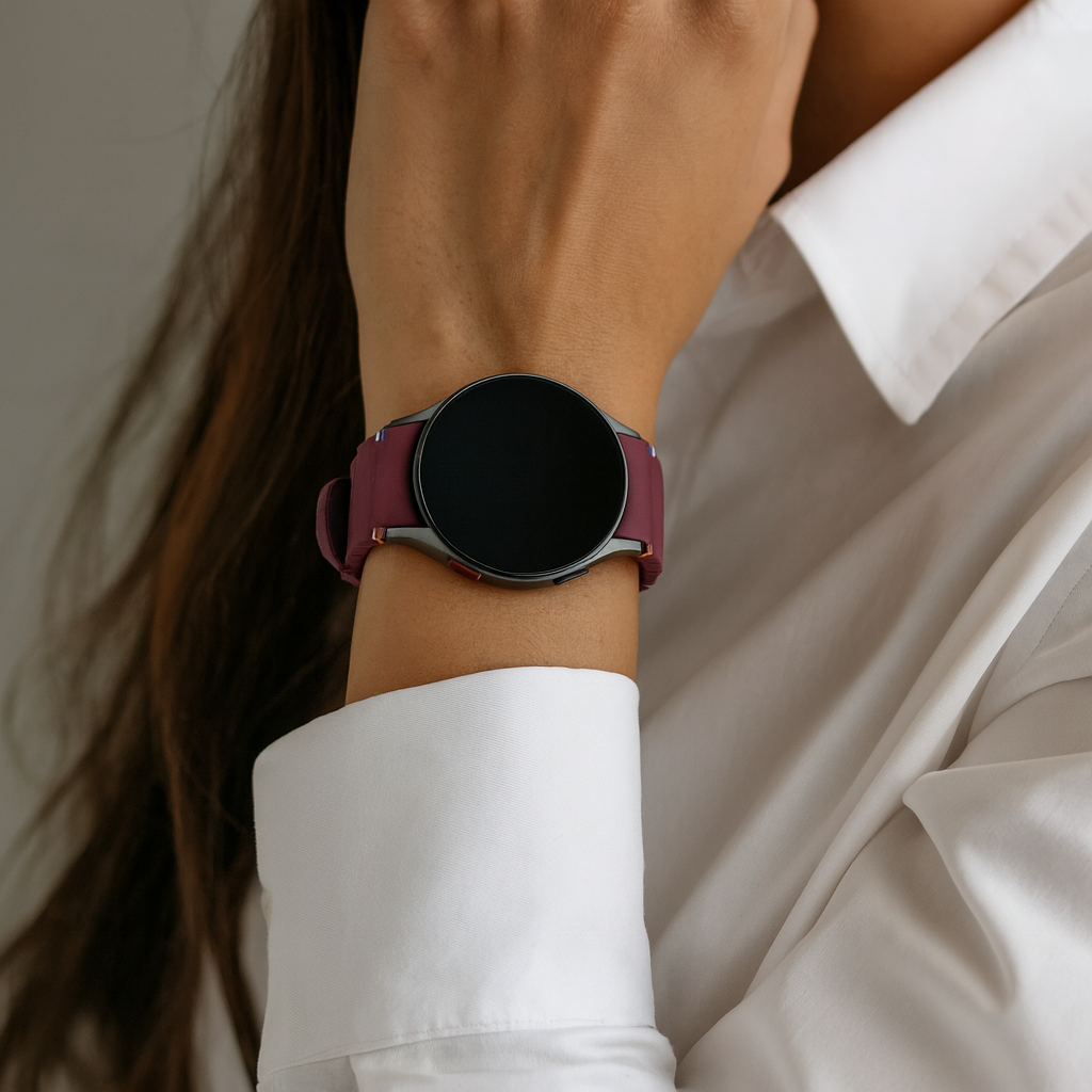 Samsung Galaxy Watch FE Wave Strap (Wine Red)