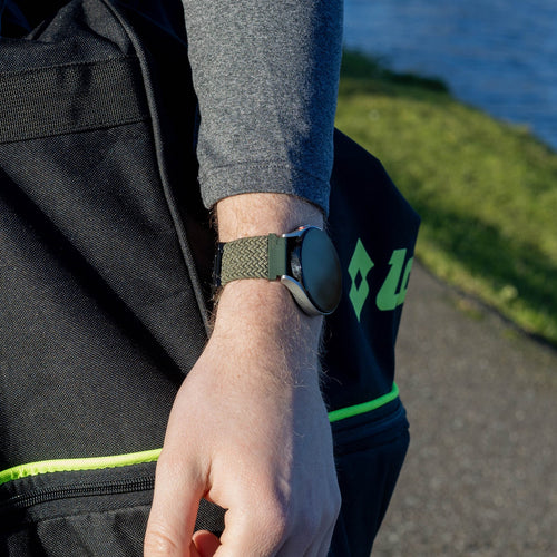 Polar Pacer Braided Strap with P-Buckle (Green)