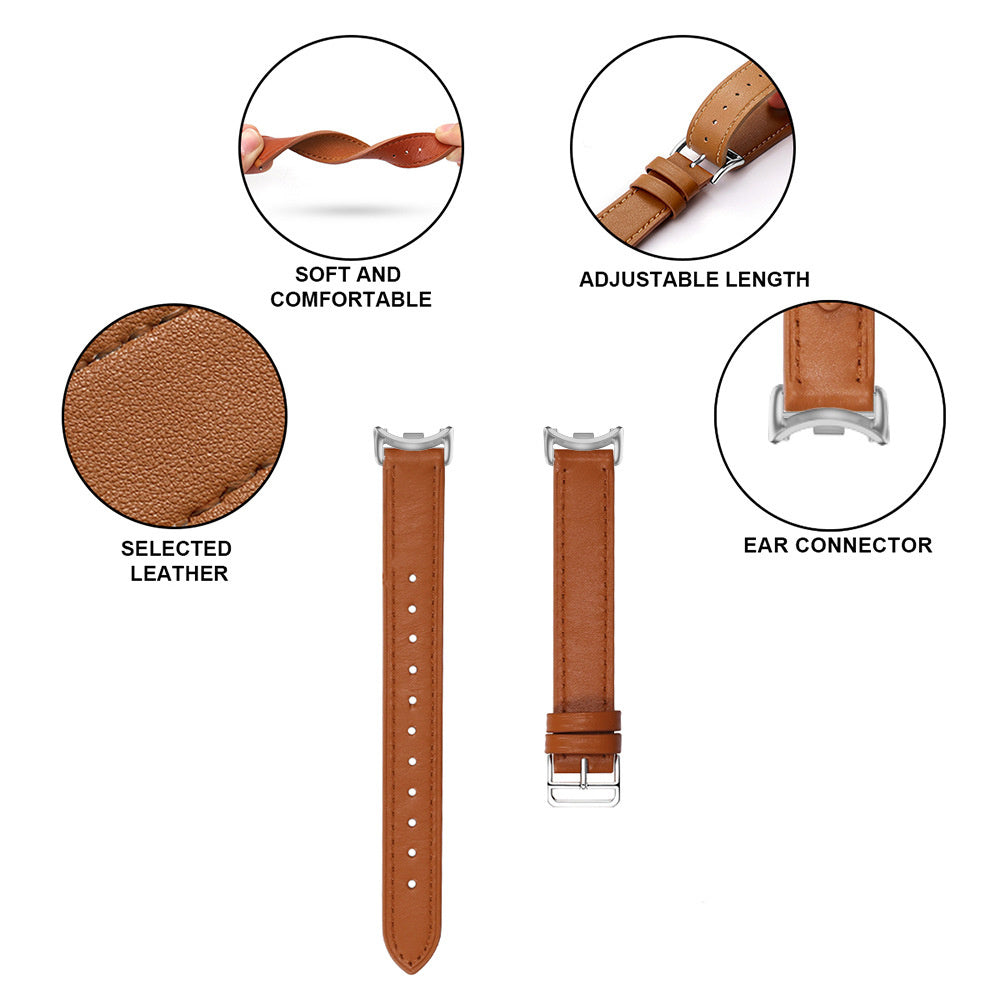 Xiaomi Smart Band 8 Leather Strap (Brown)