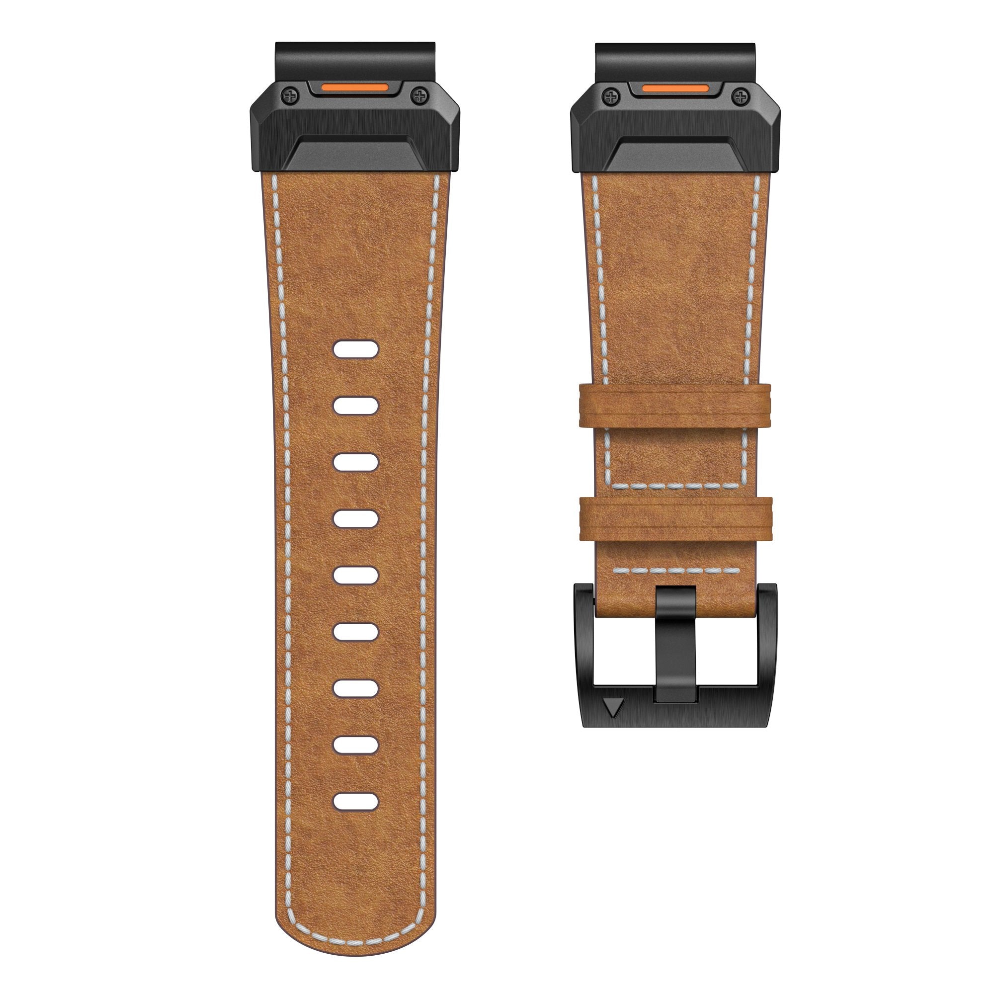 Quatix 3 / 6x / 7x Solar Genuine Leather Strap (Brown)