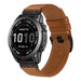 Garmin Instinct 3 - 45mm Premium Leather Strap (Brown)