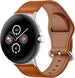 Google Pixel Watch 3 - 41mm Leather Buckle Strap (Brown)
