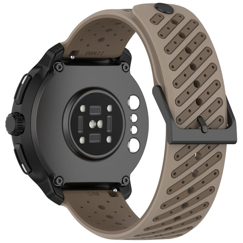 Amazfit GTR 4 Striped Silicone Strap (Brown)